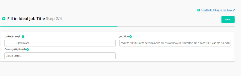 Selecting the ideal job target